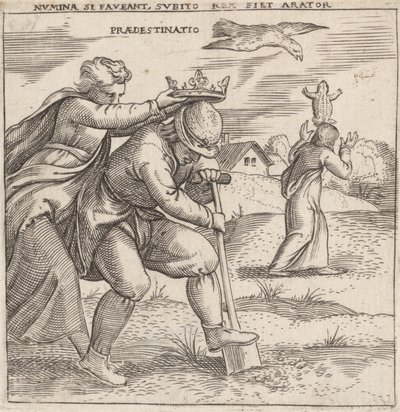 Prædestination, ca. 1545-50. af Enea Vico