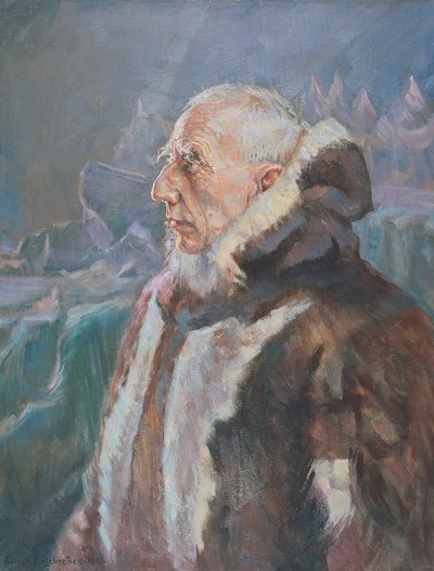 Portræt af Roald Engelbert Amundsen (Borge af Engerbratsen Engerbratsen