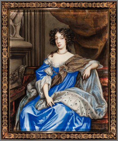 Portræt af Maria af Modena, ca. 1673. af English Nicholas Dixon c. 1645¨after 1708.