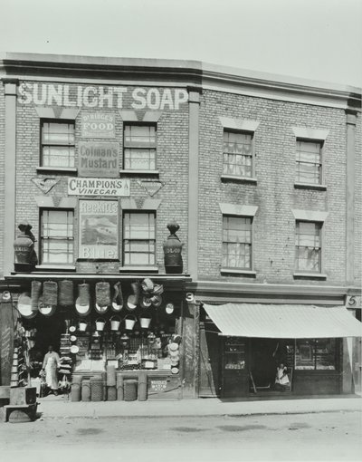 3-4 Gainsborough Road: forhøjninger, London, 1899 af English Photographer