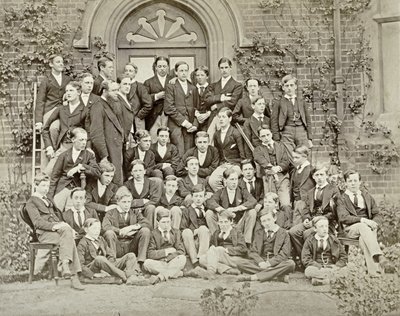 Et husfotografi på Eton College, 1870