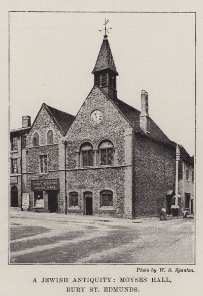 A Jewish Antiquity, Moyses Hall, Bury St. Edmunds af English Photographer