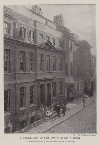 Et nærmere billede af Nell Gwynn House, Windsor af English Photographer