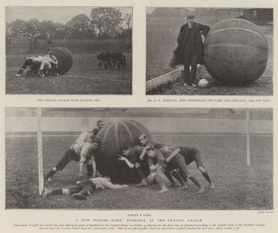 Et nyt vinterspil, Pushball i Crystal Palace af English Photographer