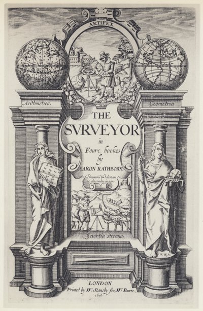 A Rathbone, The Surveyor, W Stansby for W Burre 1616 (s/h-foto) af English Photographer