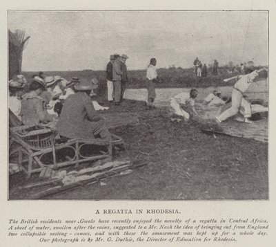 Regatta i Rhodesia af English Photographer