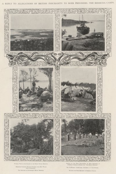 Et svar på påstande om britisk umenneskelighed til boerfanger, Bermudalejrene af English Photographer