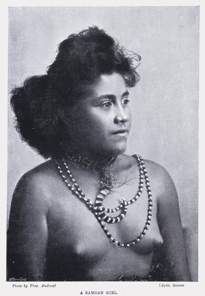 A Samoan Girldani af English Photographer