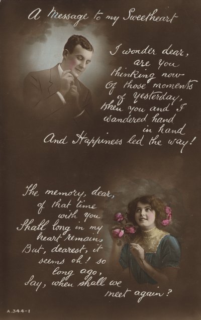 Eine Nachricht an meinen Schatz von English Photographer