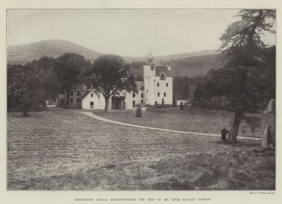 Abergeldie Castle, Aberdeenshire, sæde for hr. Hugh Mackay Gordon af English Photographer