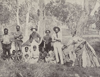 Aboriginallejr af English Photographer