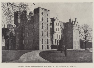 Aboyne Castle, Aberdeenshire, sæde for Marquis of Huntly af English Photographer