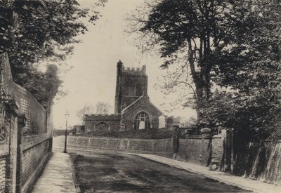 Aldeburgh, Church Hill (s/h-billede) af English Photographer