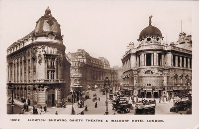 Aldwych, London, Gaiety Theatre, Waldorf Hotel (s/h-foto) af English Photographer
