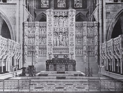 Alter og Reredos, Truro-katedralen (s/h-billede) af English Photographer