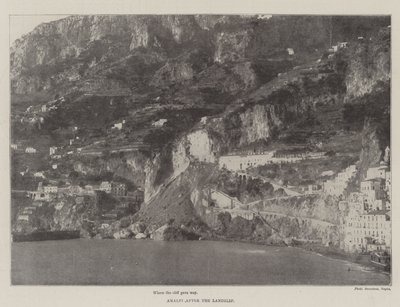 Amalfi efter Jordskredet af English Photographer
