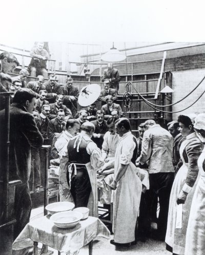 En operation på Charing Cross Hospital af English Photographer