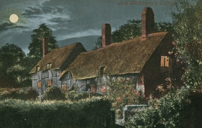 Anne Hathaways hytte. Postkort sendt i 1913. af English Photographer