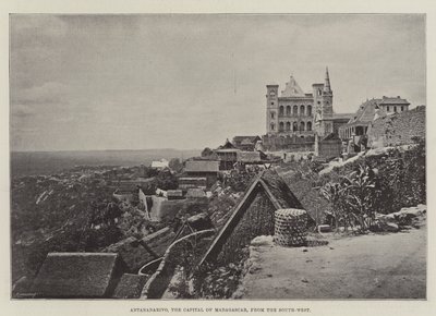Antananarivo, Madagaskars hovedstad, fra sydvest af English Photographer