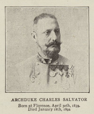 Ærkehertug Charles Salvator af English Photographer