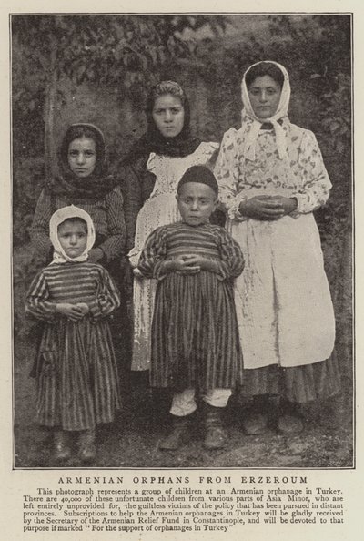 Armenske forældreløse børn fra Erzeroum af English Photographer