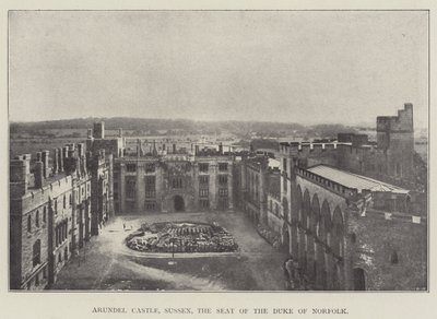 Arundel Castle, Sussex, sæde for hertugen af Norfolk af English Photographer