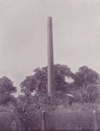 Ashokas søjle, Allahabad af English Photographer