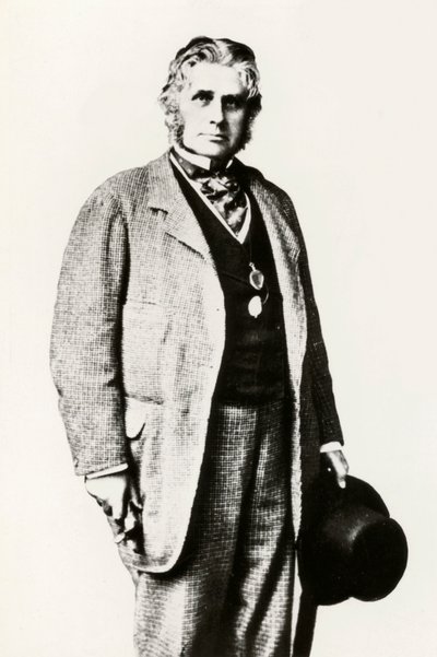 Augustus Henry Lane-Fox Pitt Rivers, portræt (s/h-foto) af English Photographer