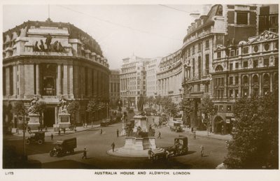Australia House og Aldwych, London af English Photographer