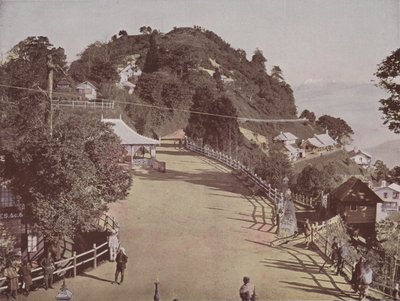 Bandstand, Darjeeling (farvet foto) af English Photographer