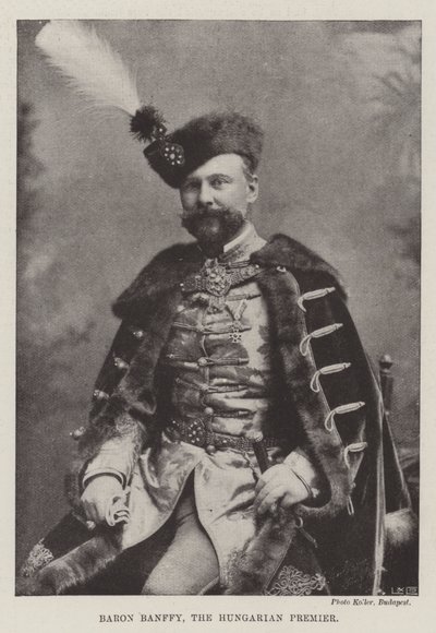 Baron Banffy, den ungarske premierminister af English Photographer