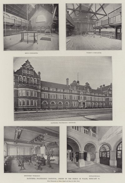 Battersea Polytechnic Institute, åbnet af Prince of Wales, 24. februar af English Photographer
