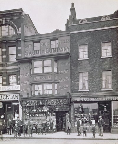 Bishopsgate, fra Historic London Buildings af Alfred und John Bool (f.1850-1900) og Henry Dixon (1820-92) af English Photographer