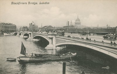 Blackfriars Bridge, London af English Photographer