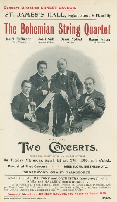 Bohemian String Quartet af English Photographer