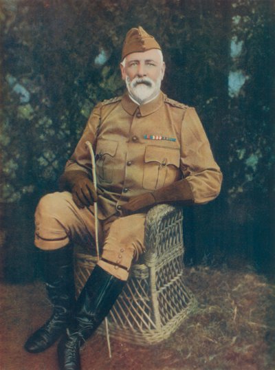Brigadegeneral J. G. Dartnell. Kommanderende Frivillige Brigade, Natal Field Force af English Photographer