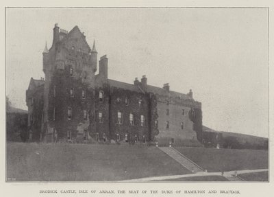 Brodick Castle, Isle of Arran, sæde for hertugen af Hamilton og Brandon af English Photographer