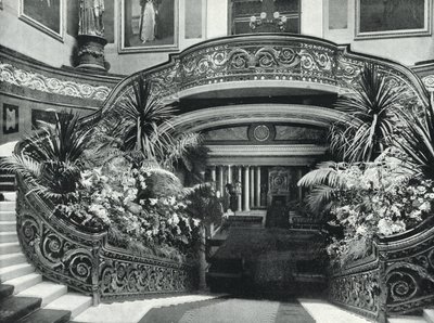Buckingham Palace, den store trappe (s/h foto) af English Photographer