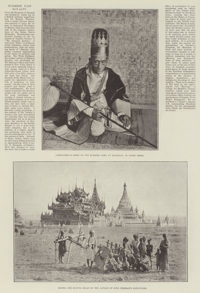 Burmesisk tidligere royale af English Photographer