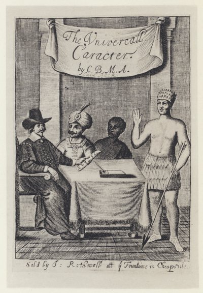C Beck, The Universal Character, IN Rothwell 1657 (s/h-foto) af English Photographer