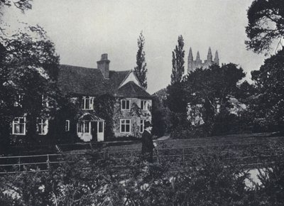 Canon Kingsley og hans hjem, Eversley Rectory, Hampshire (s/h-billede) af English Photographer