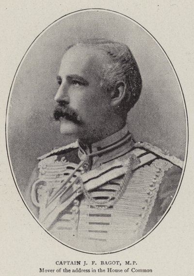 Kaptajn J F Bagot, MP af English Photographer