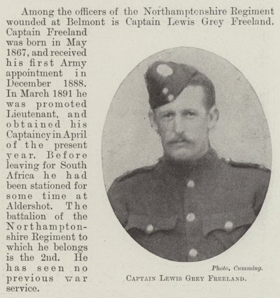Kaptajn Lewis Grey Freeland af English Photographer