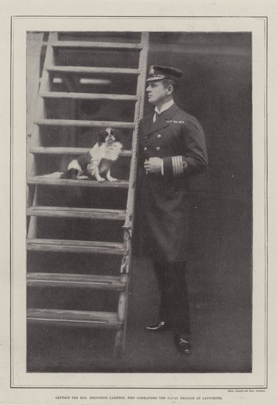 Kaptajn den ærede Hedworth Lambton, som ledede flådebrigaden ved Ladysmith af English Photographer