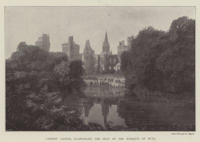 Cardiff Castle, Glamorgan, sædet for markisen af Bute af English Photographer