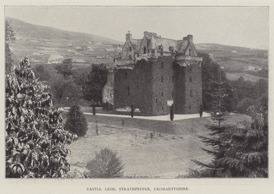 Castle Leod, Strathpeffer, Cromartyshire af English Photographer