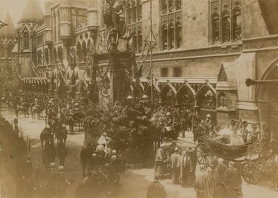 Ceremoniel parade i London af English Photographer