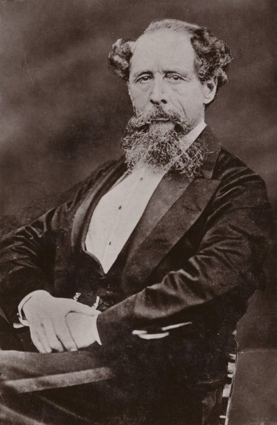 Charles Dickens (1812-1870), engelsk forfatter af English Photographer