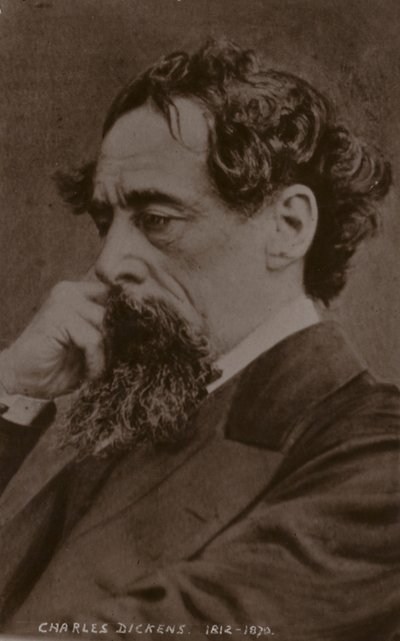 Charles Dickens (1812-1870), engelsk forfatter af English Photographer