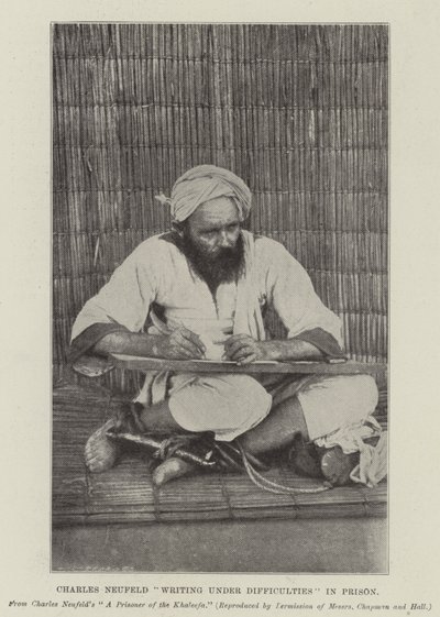 Charles Neufeld skriver under Vanskeligheder i fængslet af English Photographer